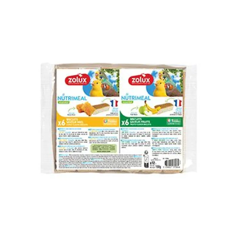 Populair Pochoutka NUTRIMEAL Cookies exoti med,ovoce 2x6ksZolux