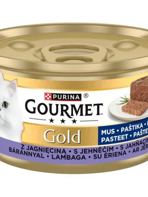 Gourmet Gold cat konz.-paštika s jehněčím 85 g Seizoensaanbieding