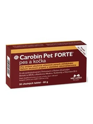 Voordeelprijs Carobin Pet Forte pro psy a kočky 30tbl