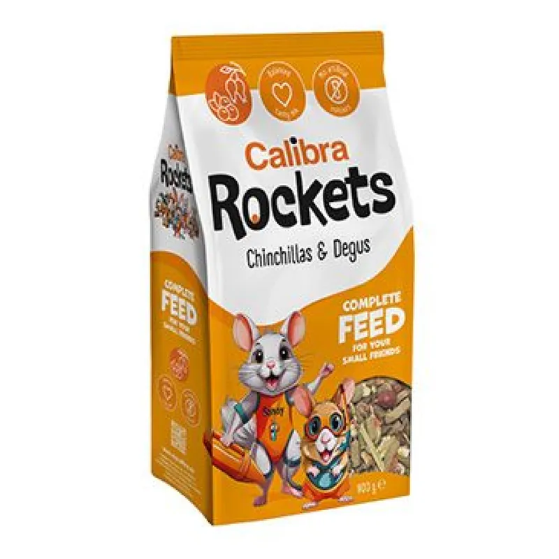 Direct Beschikbaar Calibra Rockets Mix Chinchillas & Degus 900g