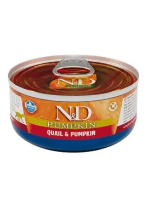 Gecertificeerd N&D CAT PUMPKIN Adult Quail & Pumpkin 70g