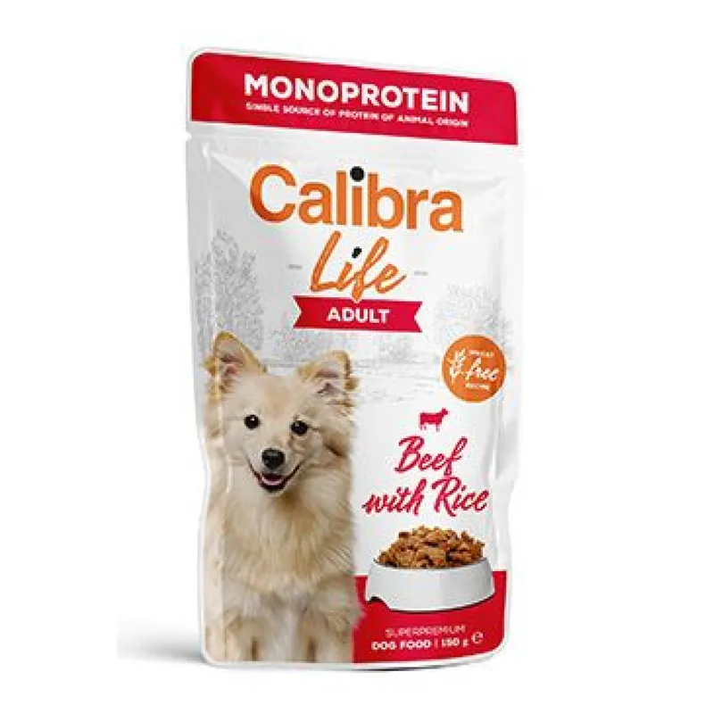 Calibra Dog Life kapsa Adult Beef 150g Favoriet