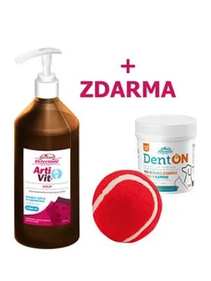 VITAR ArtiVit Sirup 1000ml+DentON100g+aportovací míček Lage Prijs