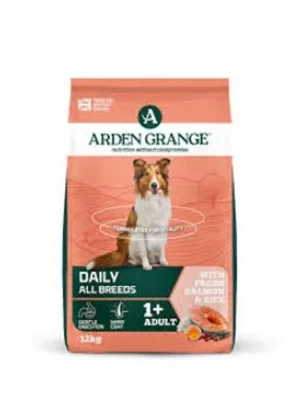 Bestel Nu Arden Grange Dog Adult with fresh Salmon&Rice 12kg
