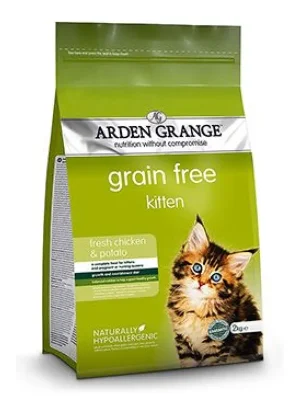 Arden Grange Cat GF Kitten fresh Chicken&Potato 2kg Laatste Versie