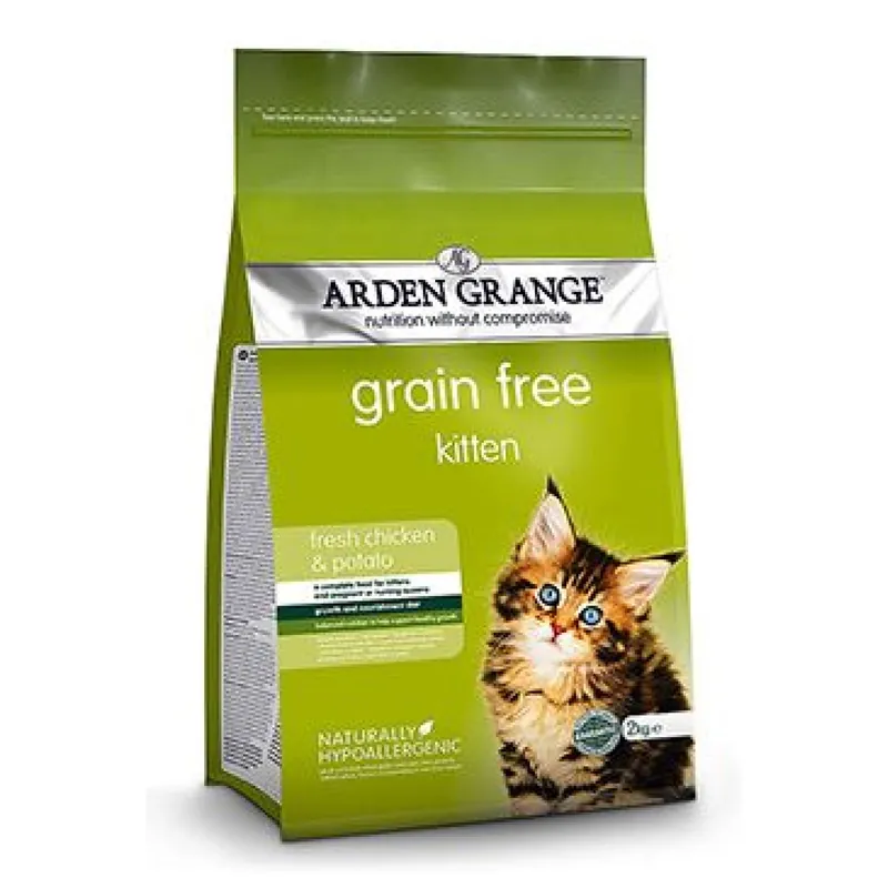 Arden Grange Cat GF Kitten fresh Chicken&Potato 2kg Laatste Versie