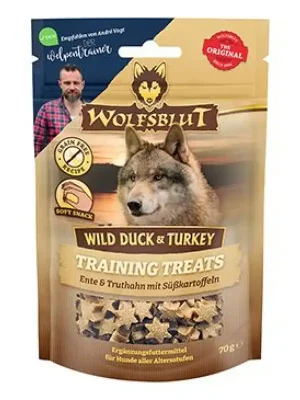 Wolfsblut Training Treats Wild Duck&Turkey 70g Speciale Aanbieding