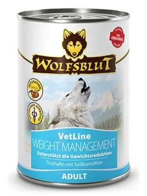 Uitverkoop Wolfsblut Dog VetLine Weight Management konz. 395g