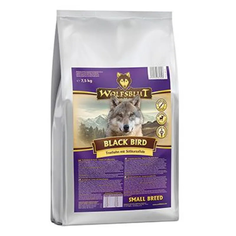 Wolfsblut Dog Adult Small Breed Black Bird 7,5kg Premium