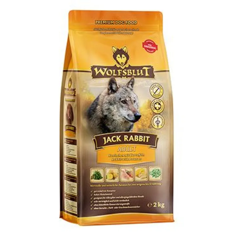 Wolfsblut Dog Adult Jack Rabbit 2kg Nieuw