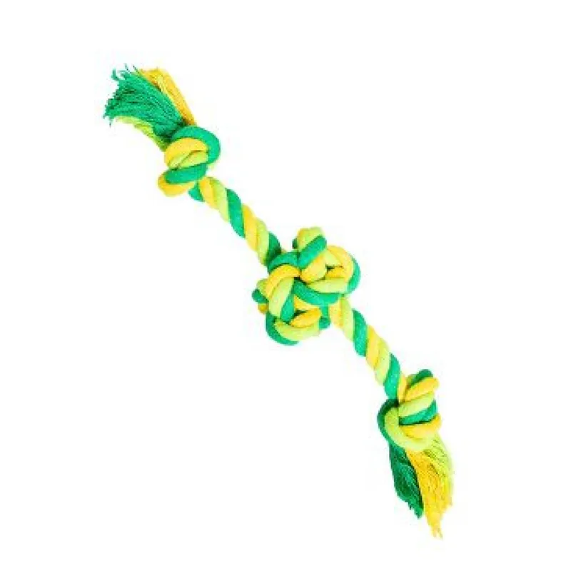 Flitsaanbieding Hračka pes Míč bavlněný, 2 ramena 17cm HipHop