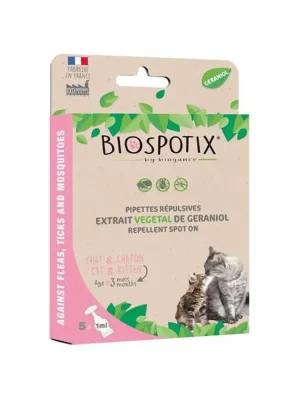 Gratis Retour BIOGANCE Biospotix Cat spot-on 5x1 ml