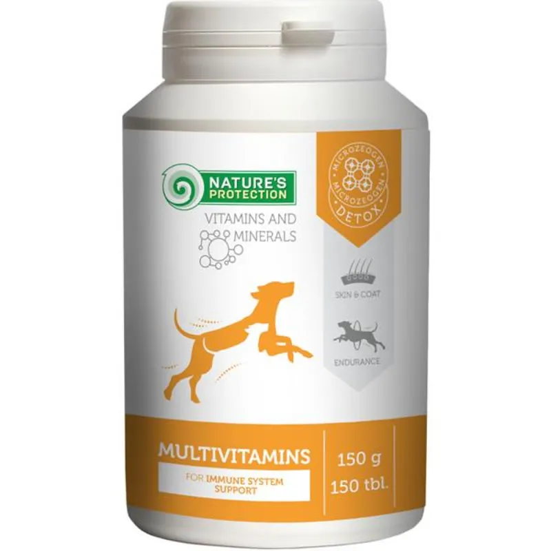 Nature‘s Protection Multivitamin pro psy 150 g, 150 tbl. Koop Online