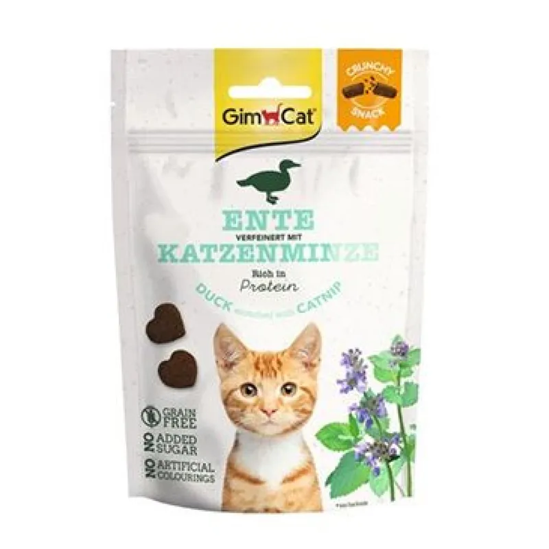GimCat Crunchy Snacks kachna&šanta kočičí 50g Betaalbaar