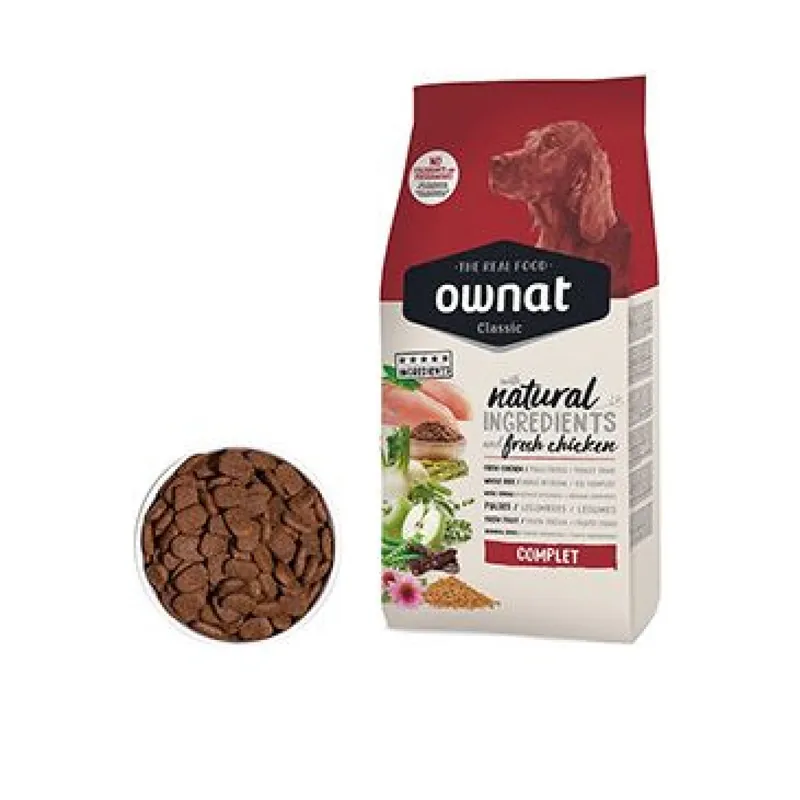 OWNAT CLASSIC DOG Complet 20kg Tijdelijk Beschikbaar