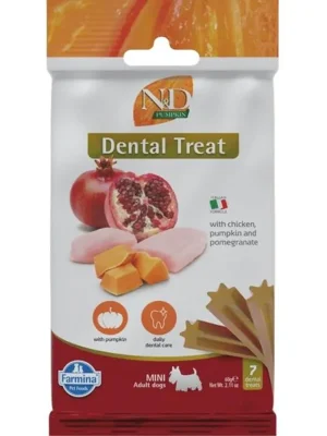 Bestseller N&D PUMPKIN Dog Dental Snack Chicken Mini 60 g