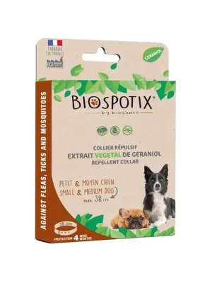 BIOGANCE Biospotix Dog collar S 38 cm Fabrieksprijs