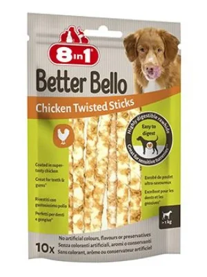 Pochoutka 8in1 Better Bello Chicken Sticks 60g/10ks Uitverkoop