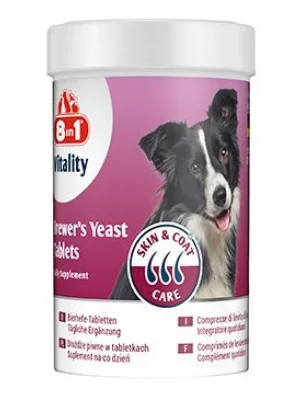 Vitality Brewer‘s Yeast 8in1 for Dogs 260tbl Nieuw