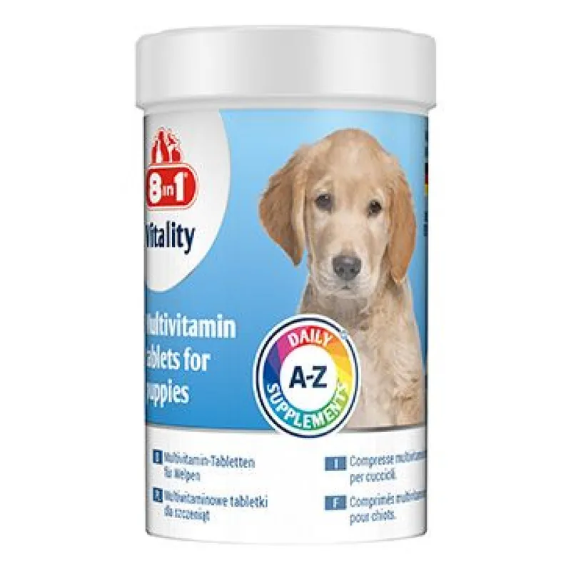 Vitality Multivitamin 8in1 for Puppies 100tbl Alleen Vandaag