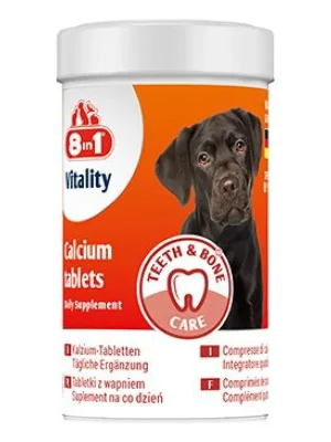 Beperkt Aanbod Vitality Calcium 8in1 for All Dogs 155tbl