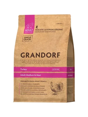 Grandorf granule pro psy Adult Medium & Maxi - Krocan 10kg Bestel Nu