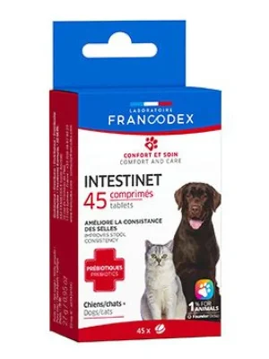 Francodex Intestinet pro psy a kočky 45tbl Actieprijs
