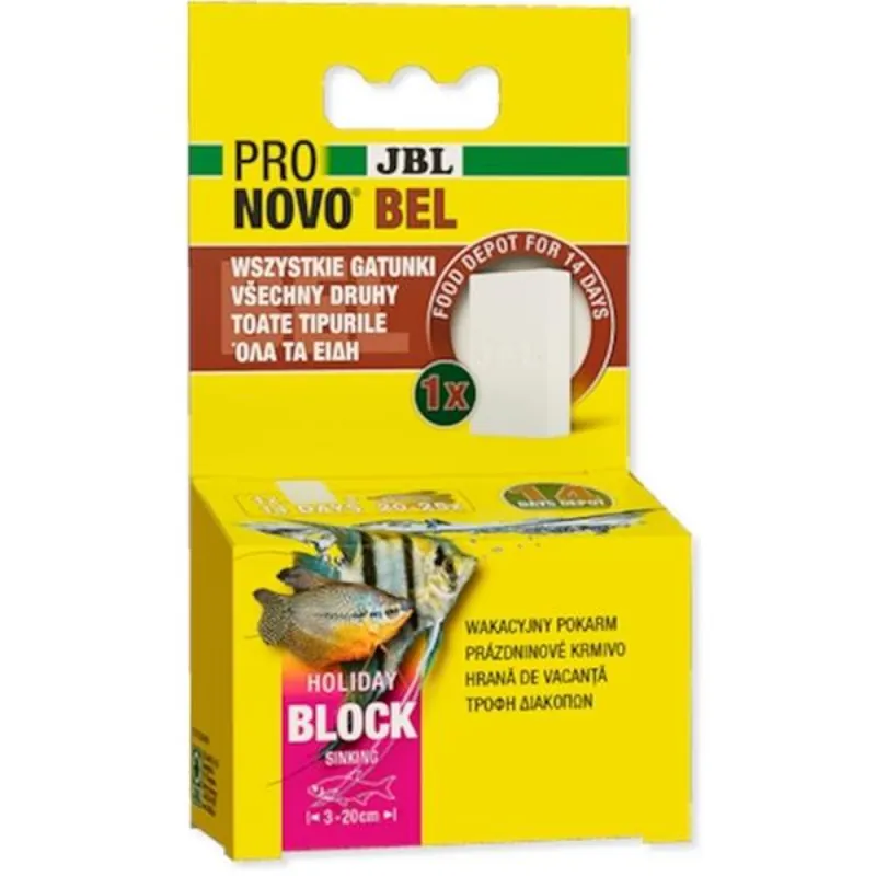 Gecertificeerd JBL Pronovo Bel Holiday Block - všechny druhy ryb