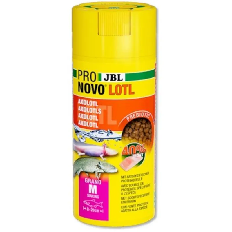 Tijdelijk Beschikbaar JBL Pronovo Lotl Grano M - axolotl, granule 250ml