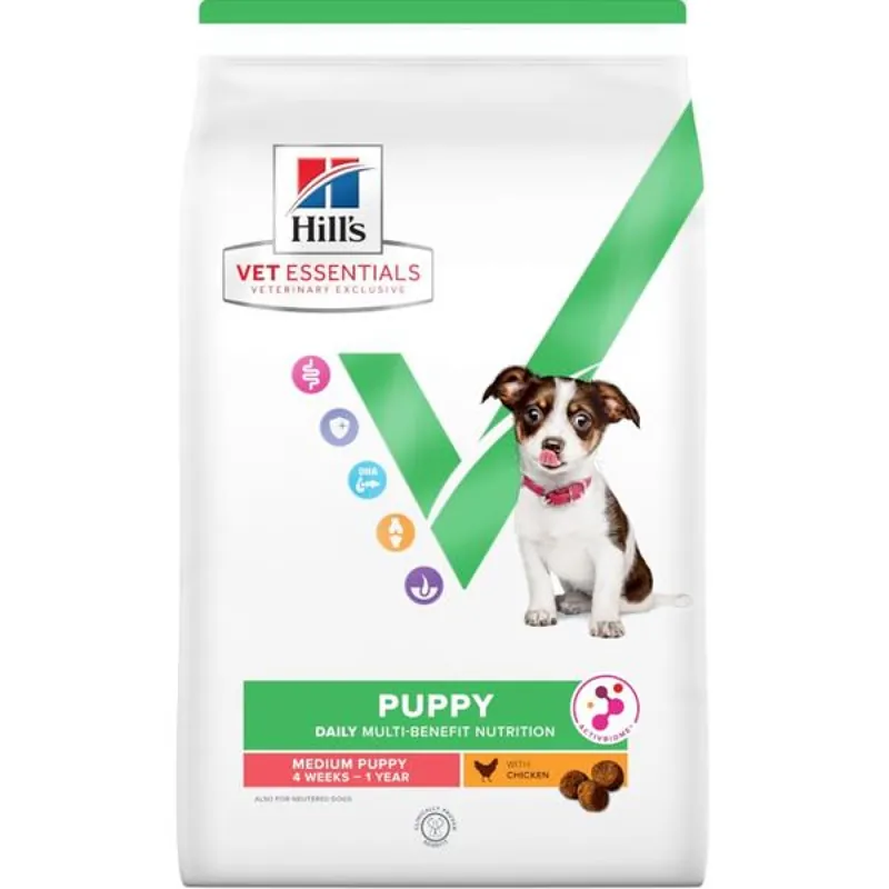 Hill‘s VetEssentials Canine Puppy Growth AB+ Medium Chicken 8 kg Beperkte Voorraad