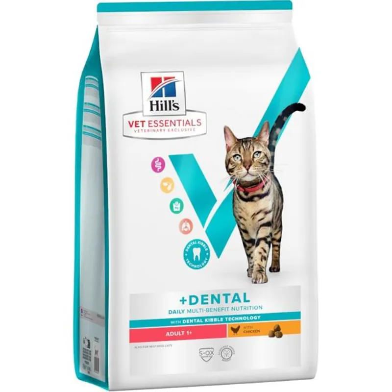 Flitsaanbieding Hill‘s VetEssentials Feline DENTAL Adult Chicken 6,5 kg