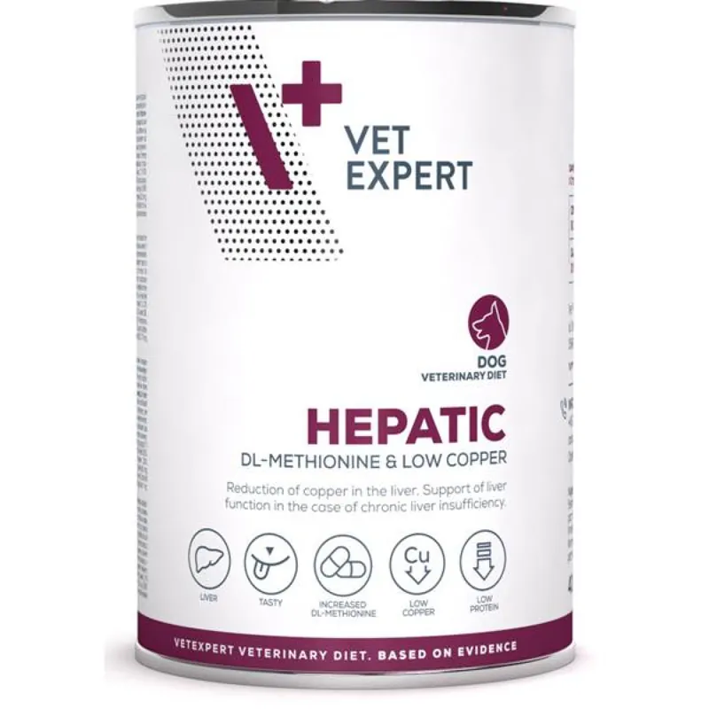 VetExpert VD 4T Hepatic Dog konzerva 400 g Beste Prijs