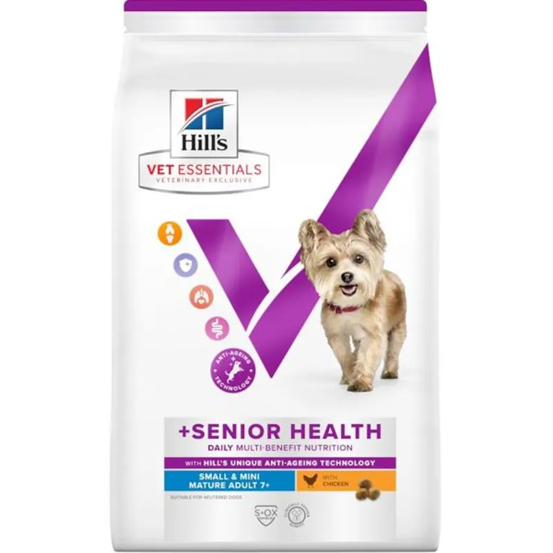 Hill‘s VetEssentials Canine MA Senior Small & Mini Chicken 2 kg Nieuw