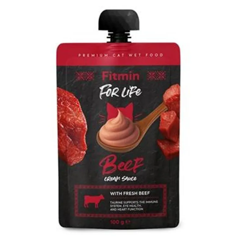 Fitmin FL cat kapsa Cream sauce hovězí 100g Meest Verkocht