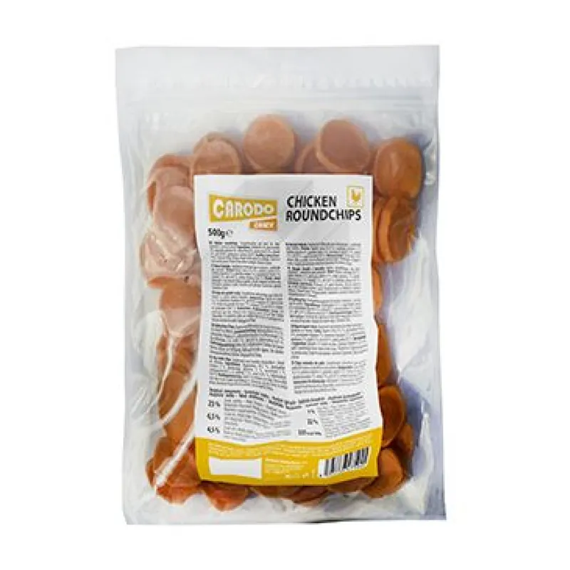 CARODO Dog poch. Kuřecí kolečka 500g Weekendaanbieding