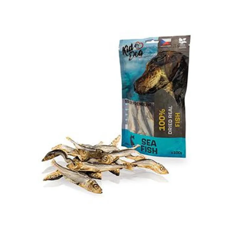 Pochoutka KIDDOG SUPER PREMIUM mořské šproty 100g Laatste Kans