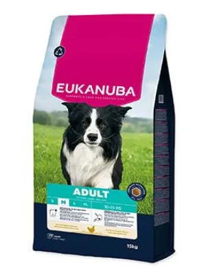 Eukanuba Dog Adult Medium rich in fresh Chicken 15kg Seizoensaanbieding