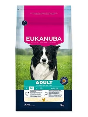 Eukanuba Dog Adult Medium rich in fresh Chicken 3kg Hoge Kwaliteit