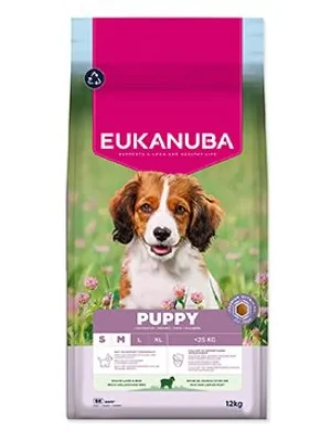 Dagaanbieding Eukanuba Dog Puppy Small&Medium rich in Lamb 12kg
