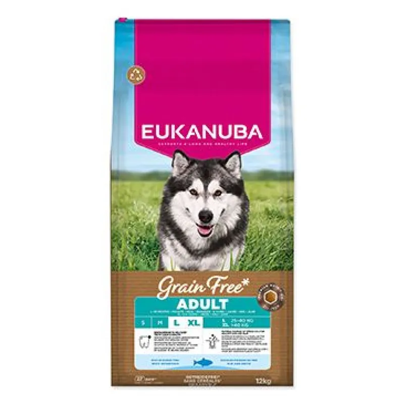 Eukanuba Dog GF Adult Large rich in Ocean Fish 12kg Voordeelprijs