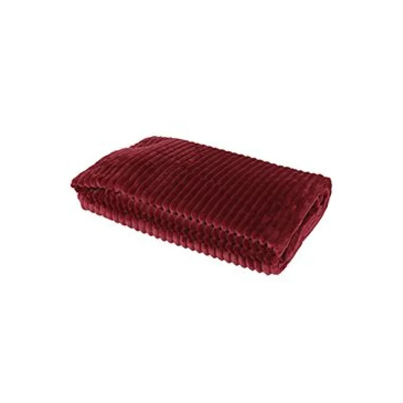 Merkproduct Deka dvouvrstvá STRIPE vínová 200x155cm 1ks