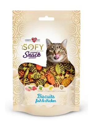 Aanbieding Pochoutka Aiko Cat SOFY Snack Bisciut Fish&Chicken 50g