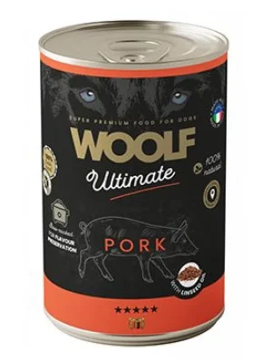 Bestseller WOOLF Ultimate DogFood konz. Pork 400g