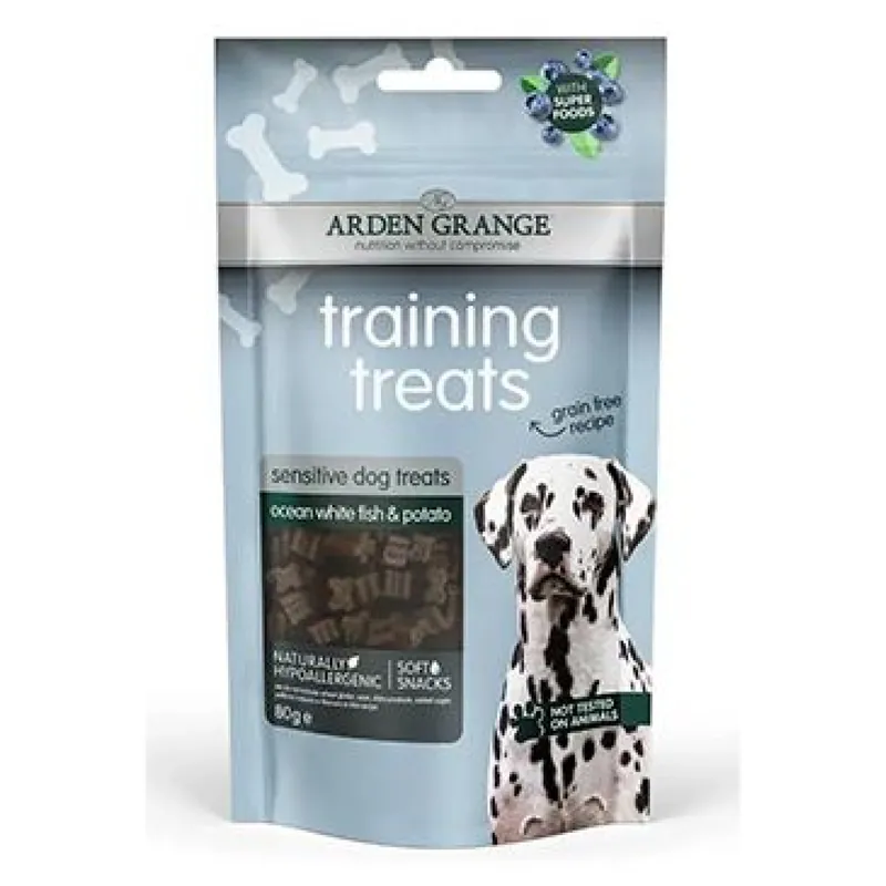Op = Op Arden Grange Training treats GF Sen.Oc.Wh.Fish&Pot.80g