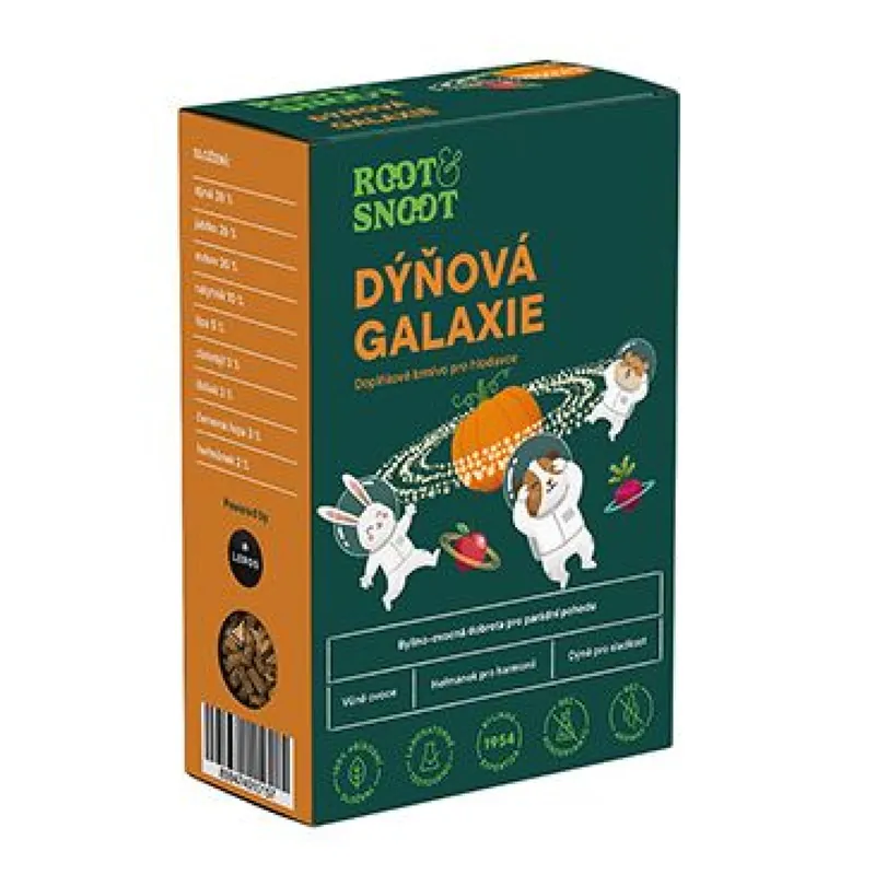Express Levering Root&Snoot Dýňová galaxie pro hlodavce 200g