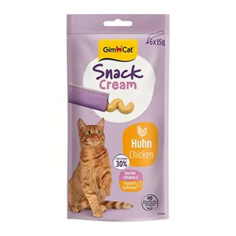 GimCat Snack Cream kuře 6x15g Nieuw