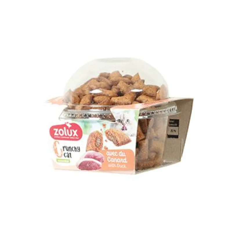 Pochoutka kočka CRUNCHY Kachna 80g Zolux Must-Have