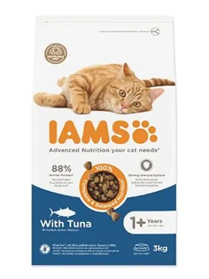 Gratis Retour Iams Cat Adult Tuna 3kg
