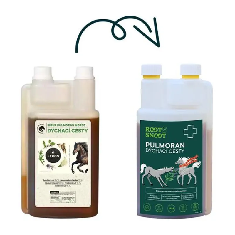 Hoge Kwaliteit Leros/Root&Snoot Horse Pulmoran Sirup 1L