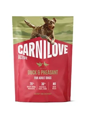 Carnilove Dog Active Dry Duck&Pheasant Adult AB 1,5kg Seizoensaanbieding